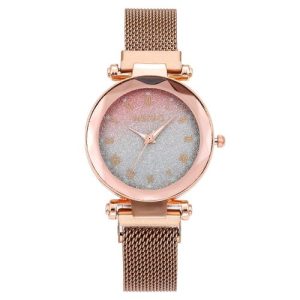Montre A Quartz Pour Femme - Doré